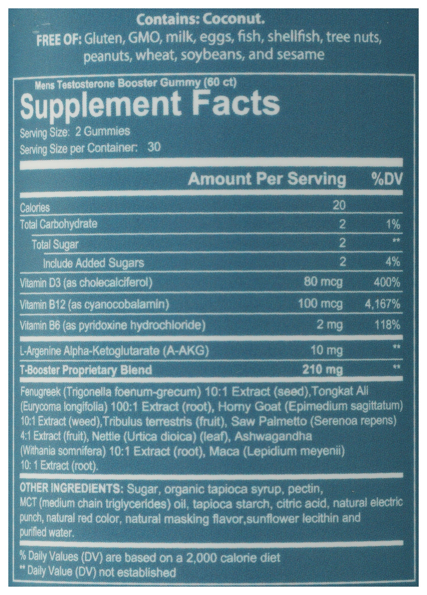 Men's Testosterone Booster Gummies