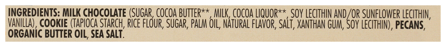 Pecan Cookies & Sea Salt Milk Chocolate Bar