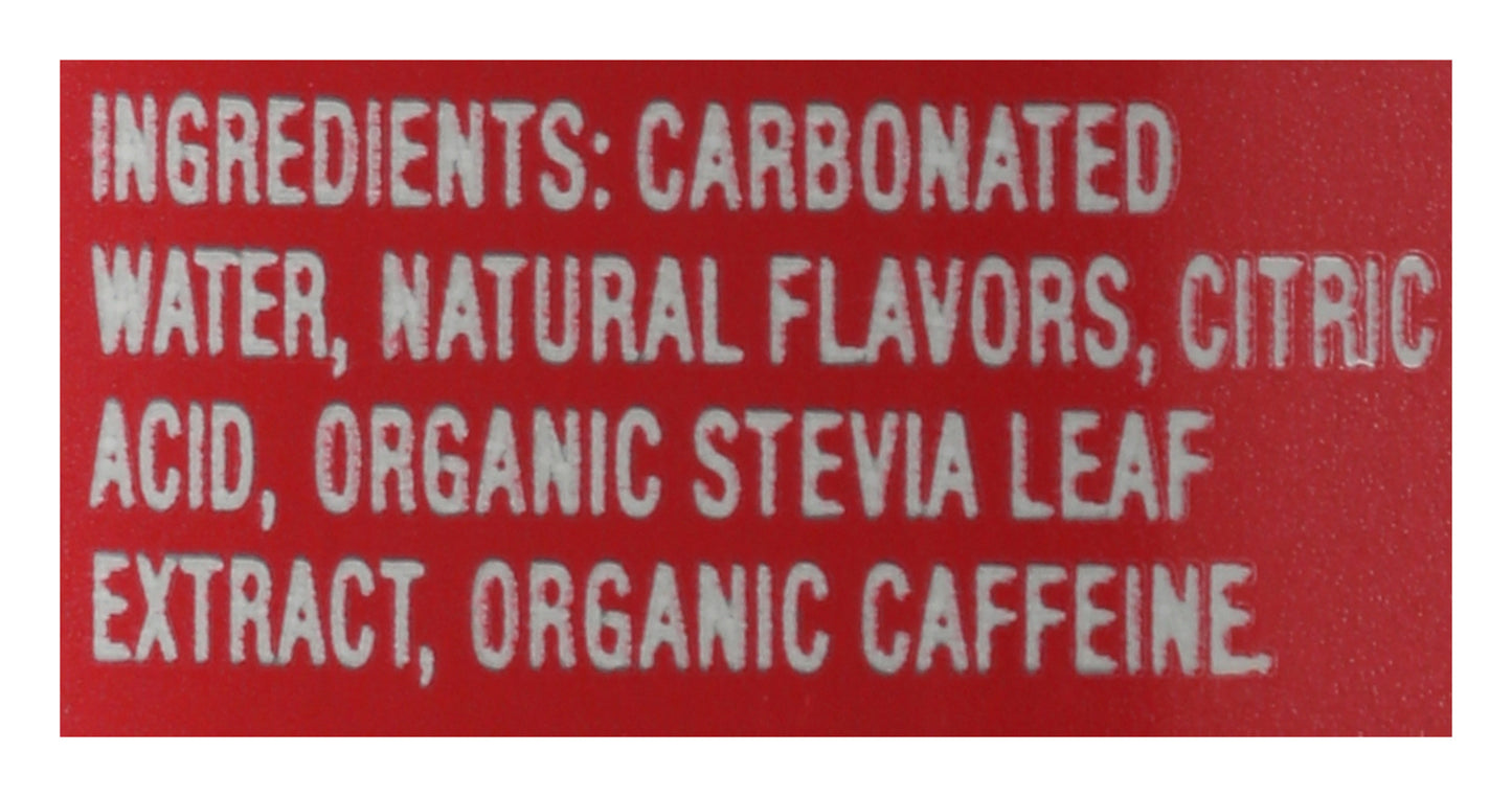 Zevia Zero Calorie Energy Strawberry Kiwi