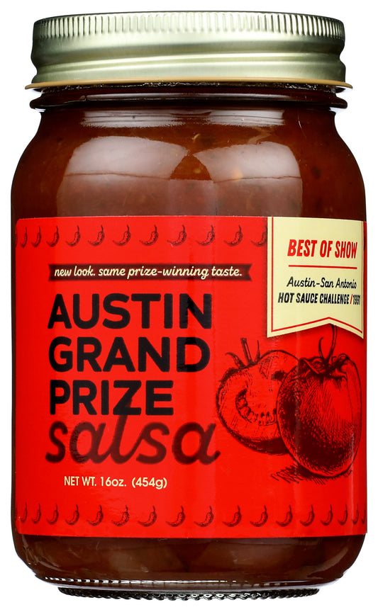 Austin Grand Prize Hot Sauce on white background