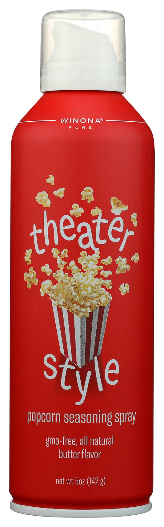 Winona Pure popcorn spray on white background