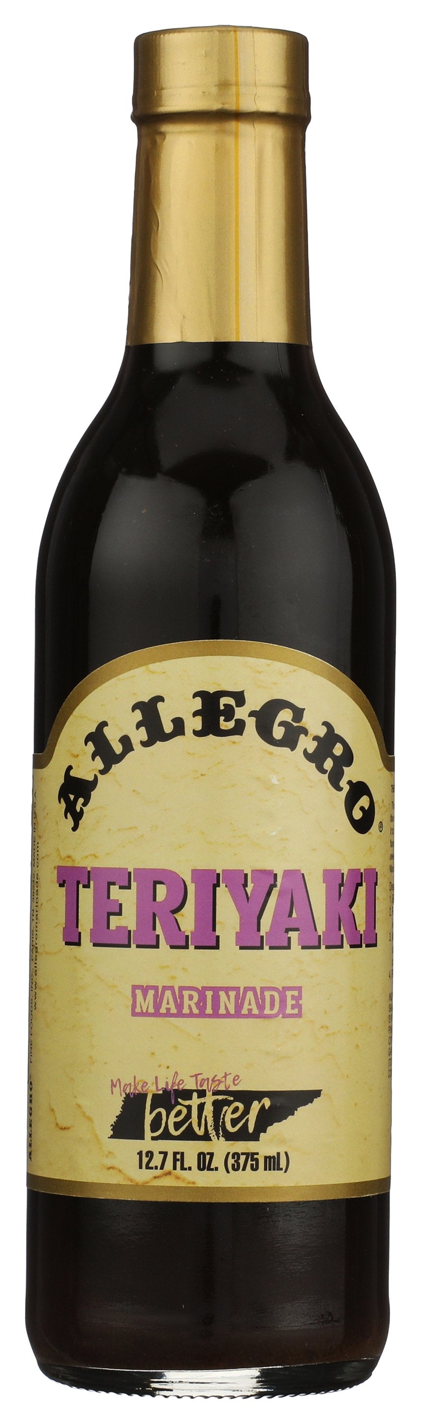 Allegro Teriyaki Marinade on white background