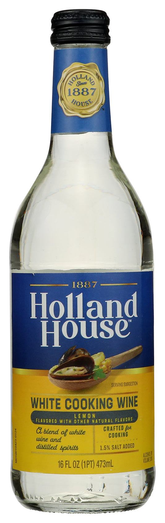 Holland House White Cooking Wine on white background