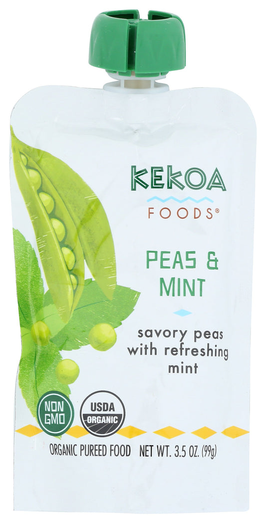 Kekoa Foods baby food puree on white background