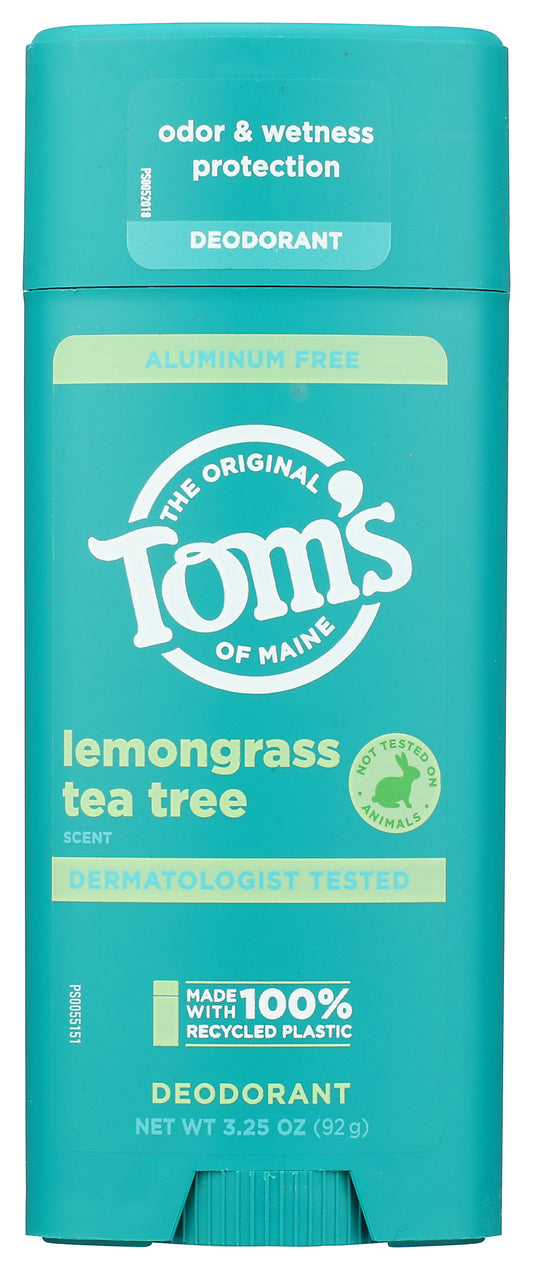 Tom's of Maine deodorant stick on white background