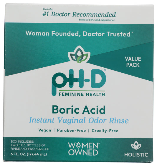 Ph-D Feminine Health Odor Rinse on white background