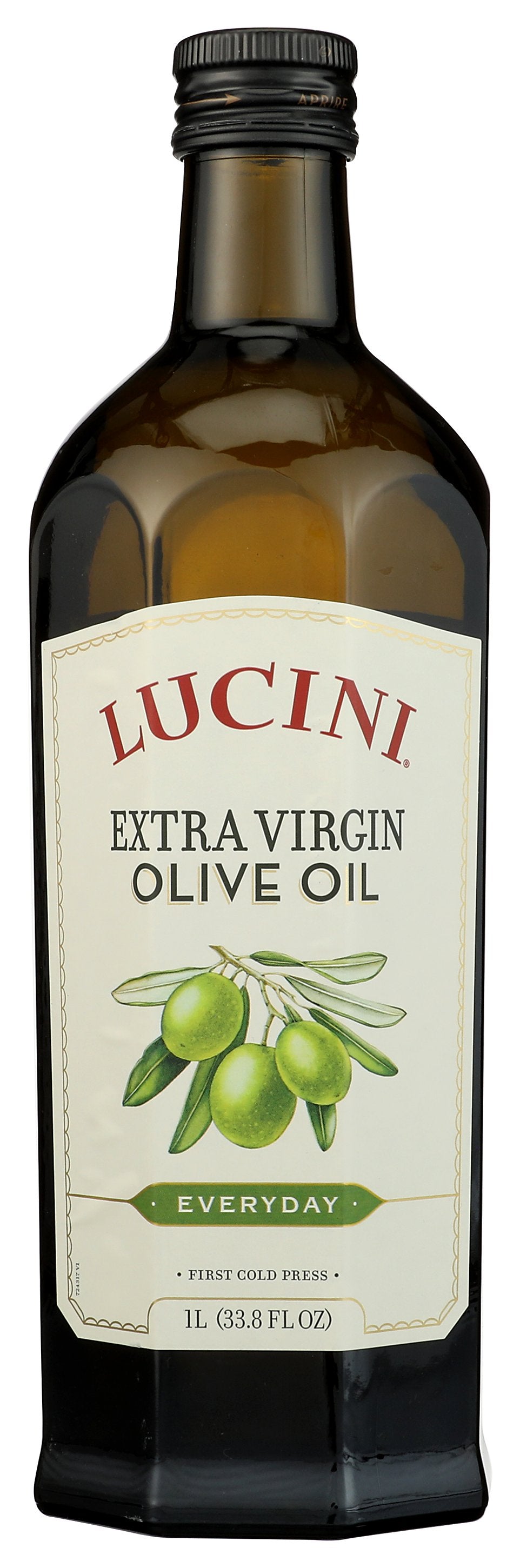 Lucini Italia Everyday Extra Virgin Olive Oil on white background