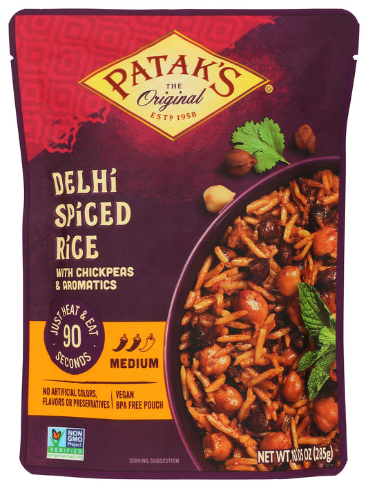 Patak'S rice meal on white background