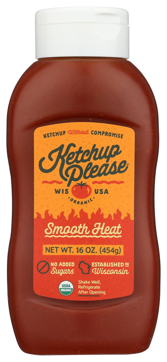 Ketchup Please ketchup bottle on white background