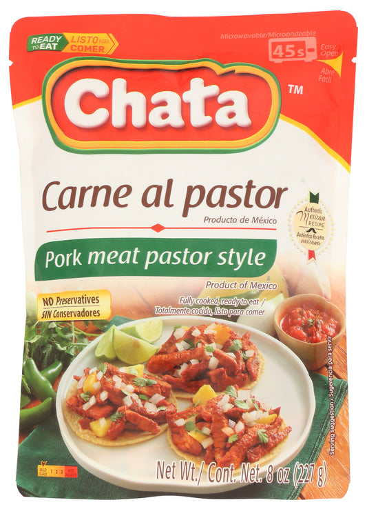 Chata Carne al Pastor pouch on white background