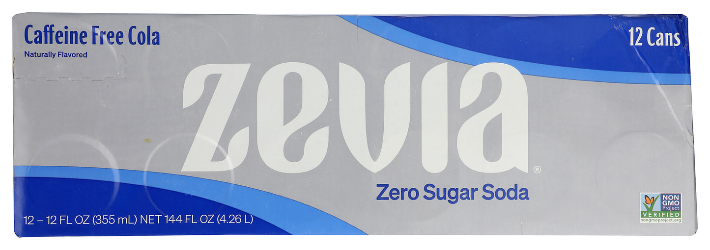 Zevia Zero Calorie Caffeine Free Cola