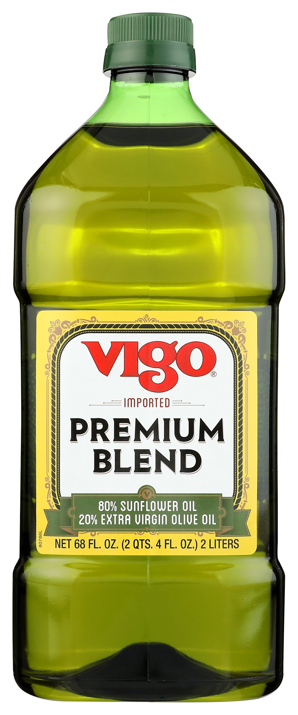 Vigo Sunflower and Olive Oil Blend on white background