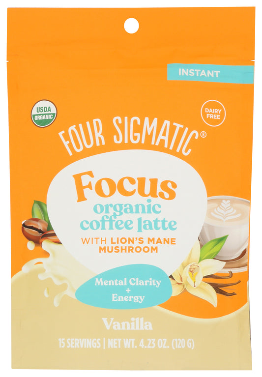 Four Sigmatic Vanilla Latte Mix on white background