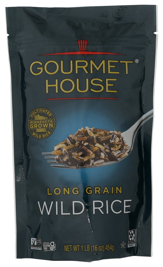 Gourmet House wild rice on white background