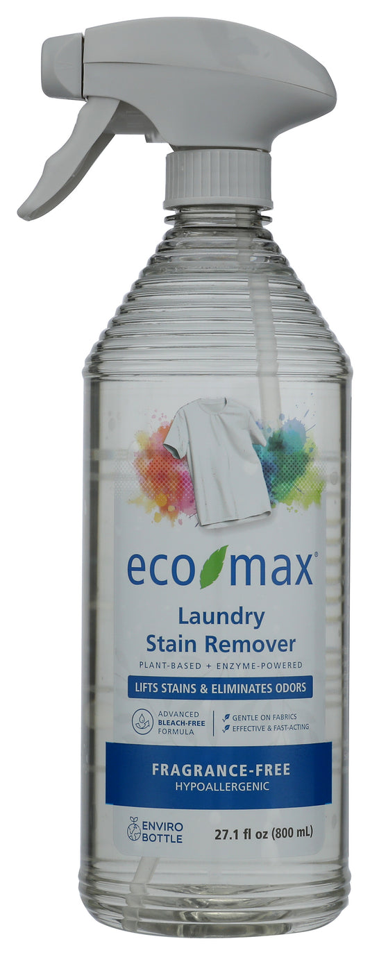 Eco Max laundry stain remover on white background