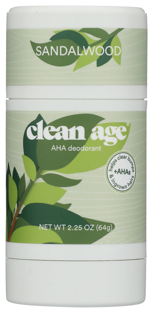 Clean Age Deodorant Stick on white background