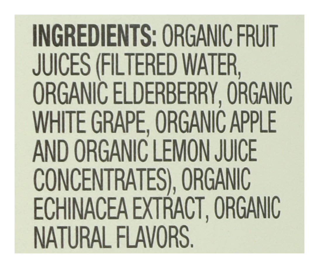 Organic Elderberry Echinacea Juice