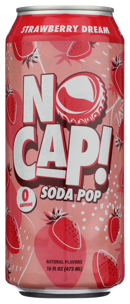 No Cap! Soda Pop on white background
