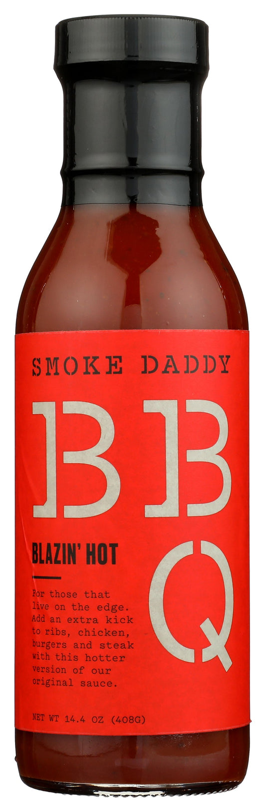 Smoke Daddy BBQ sauce bottle on white background