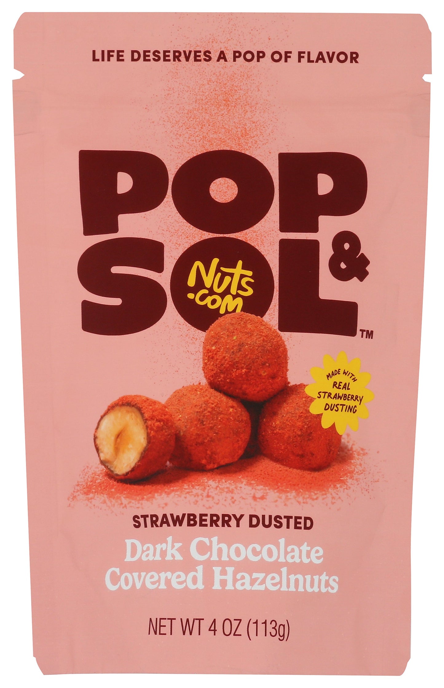 Kopper'S Chocolate Hazelnuts on white background