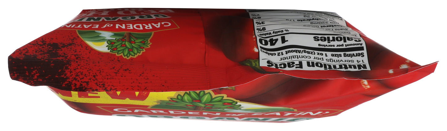 Organic Red Hot Blue Corn Tortilla Chips