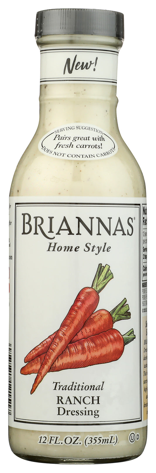 Briannas Ranch Dressing on white background