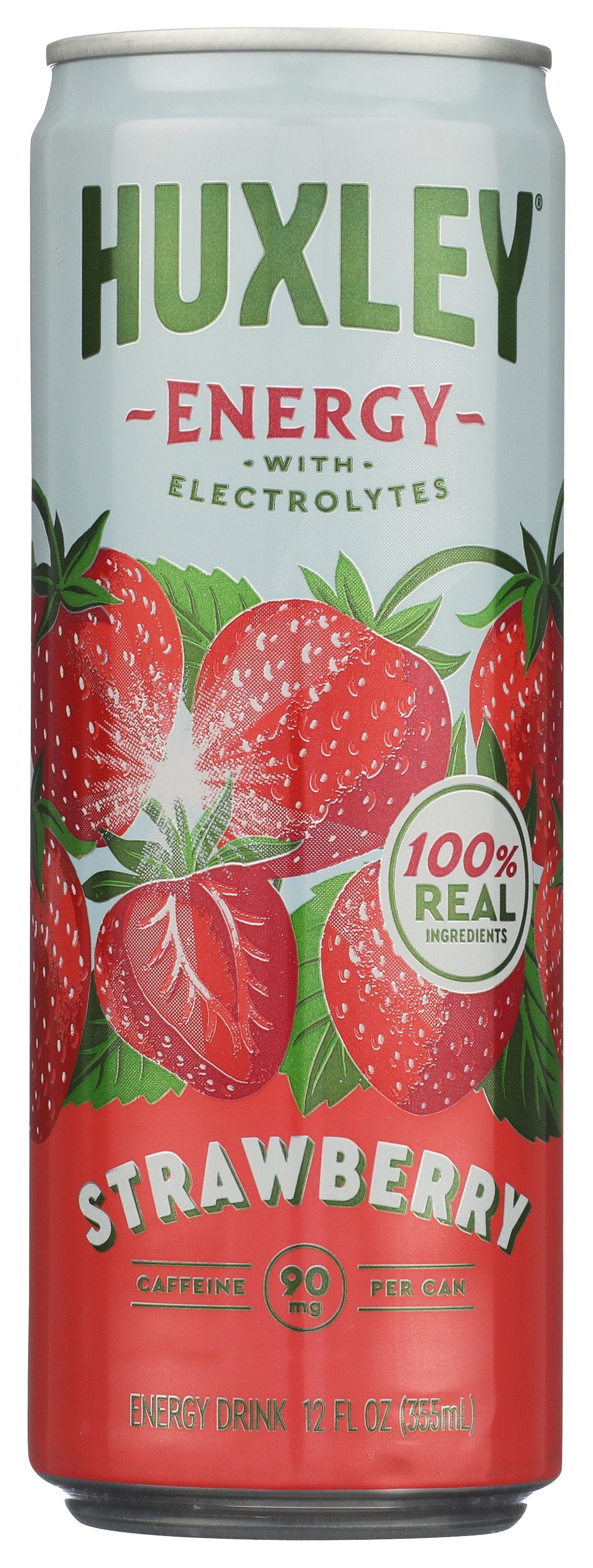 Huxley Energy Drink on white background