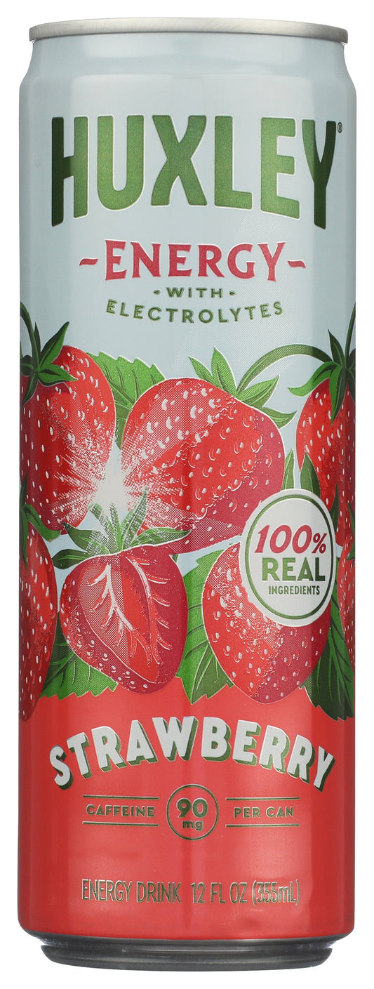 Huxley Energy Drink on white background