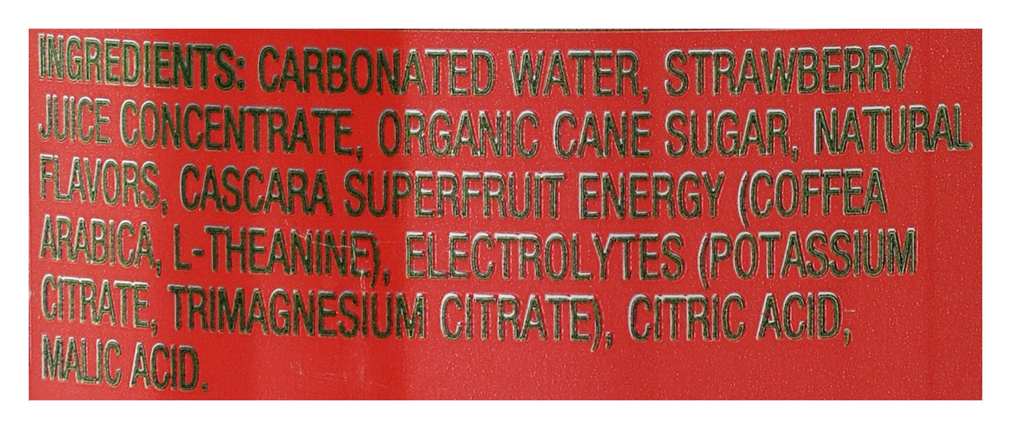 Strawberry Sequoia Energy Drink