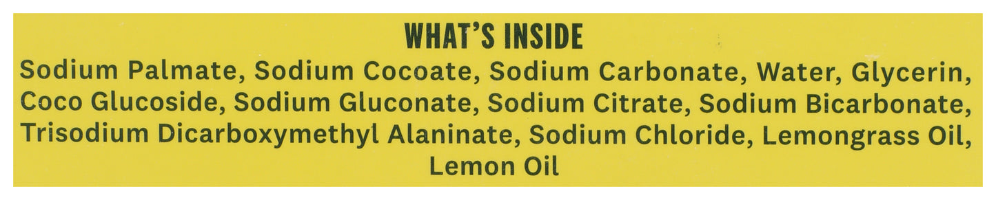 Lemongrass Laundry Soap Powder