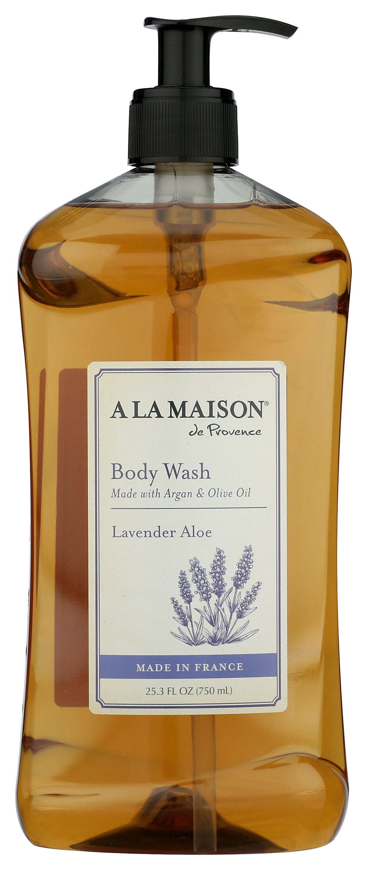 A La Maison body wash on white background