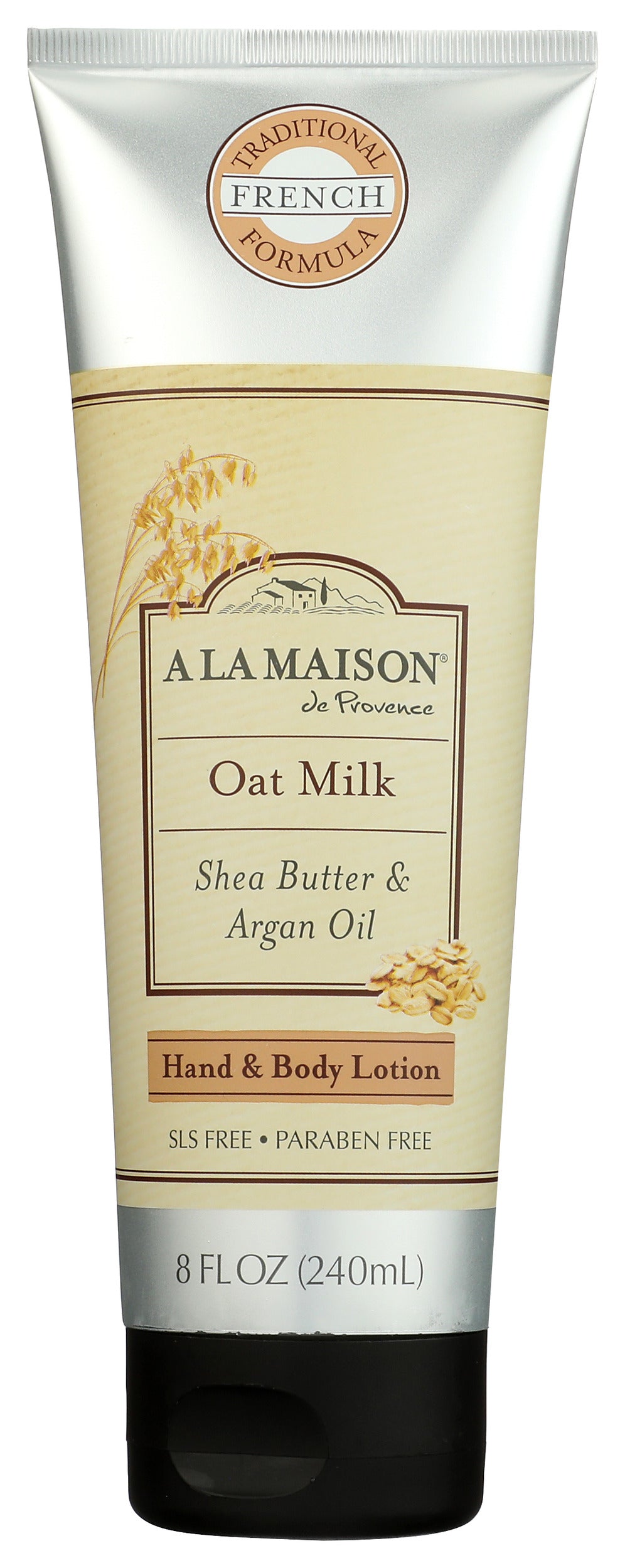 A La Maison body lotion on white background