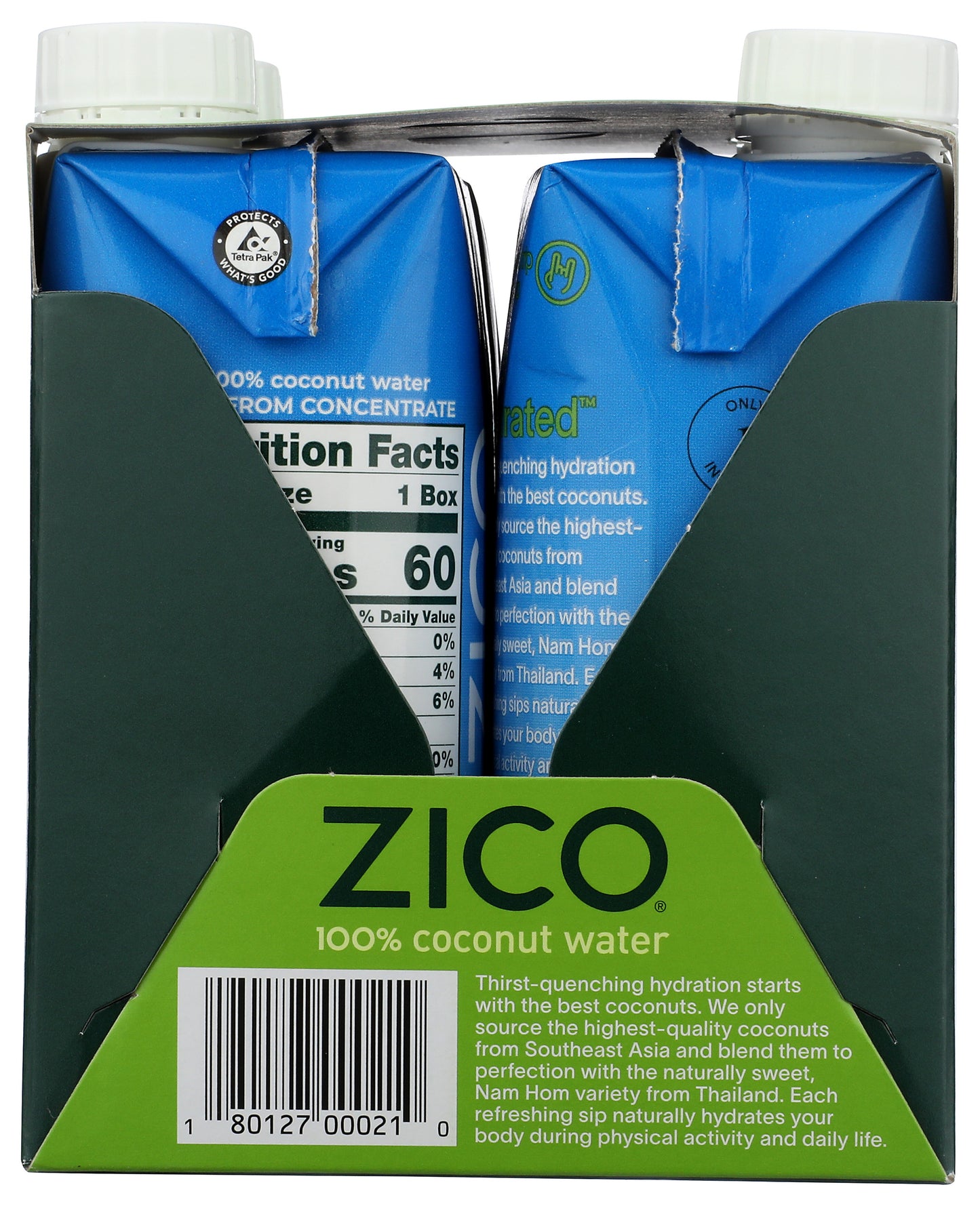 Zico 100% Coconut Water 4-Pack
