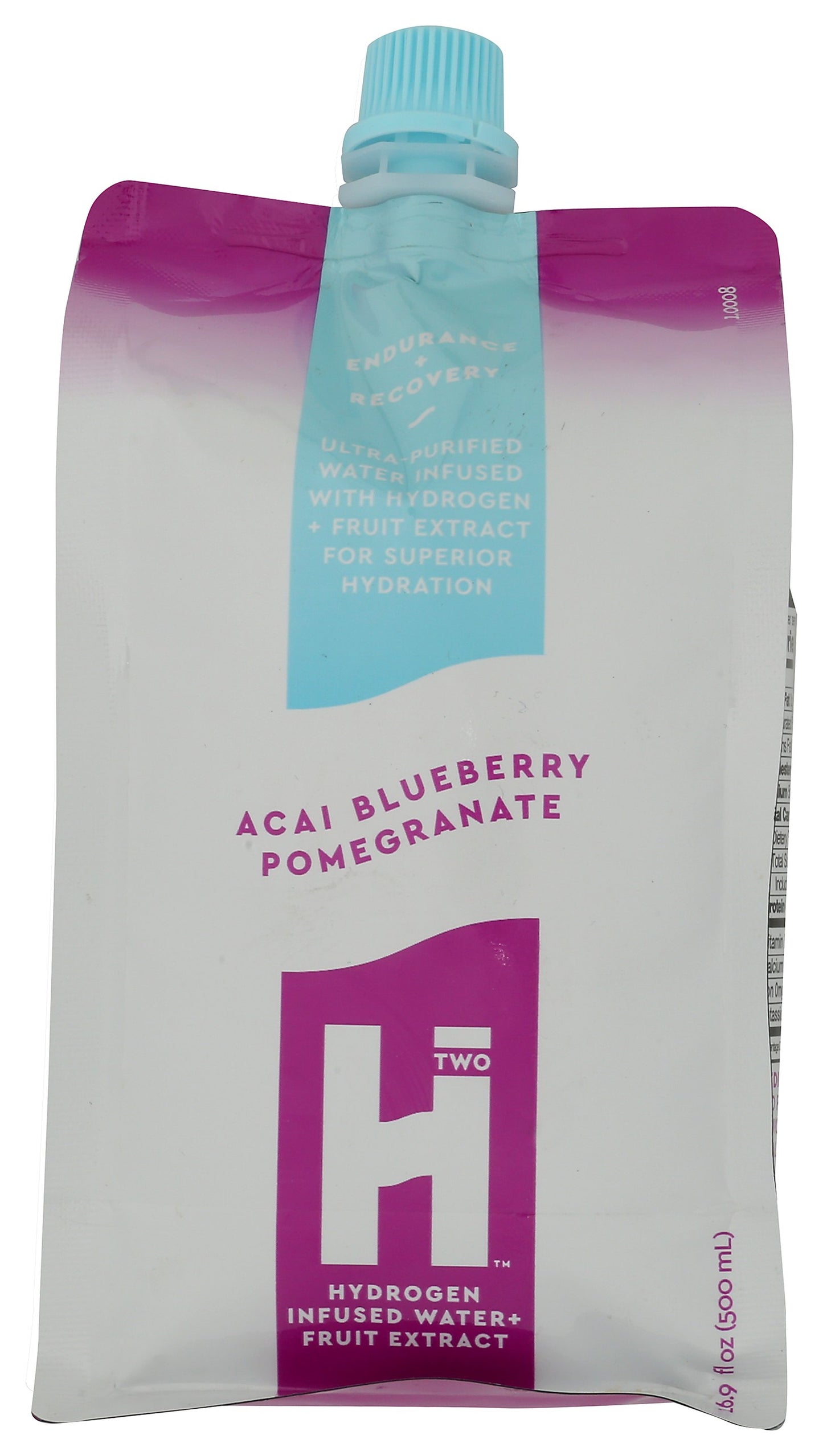 Hardy Beverages hydrogen water bottle on white background