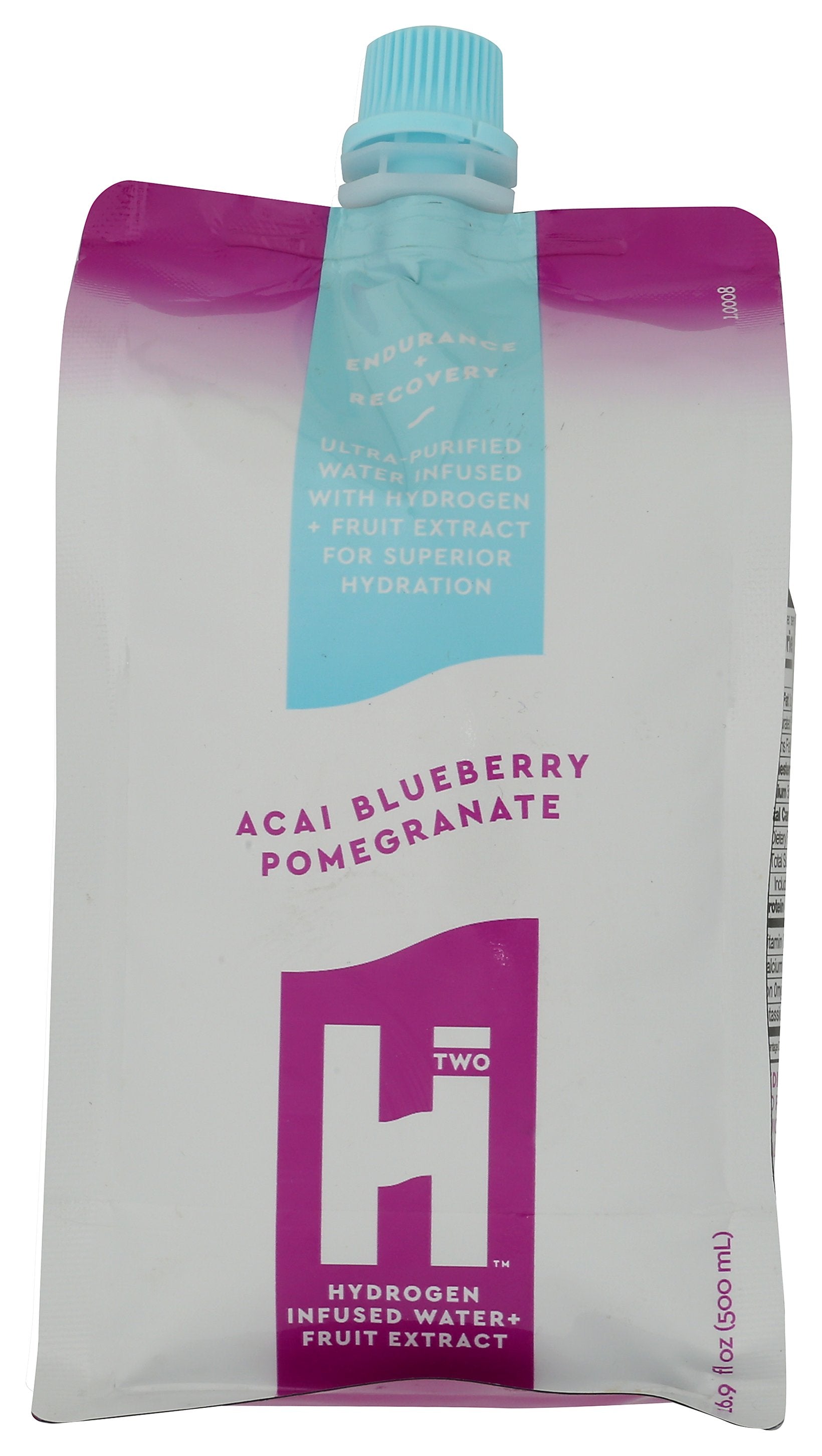 Hardy Beverages hydrogen water bottle on white background