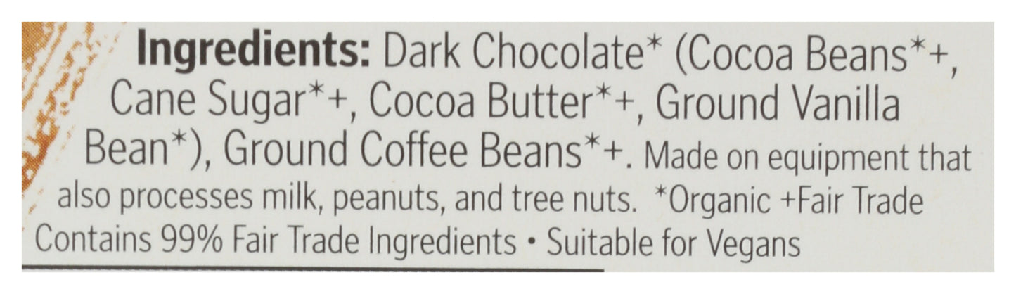 Black Coffee 85% Dark Chocolate