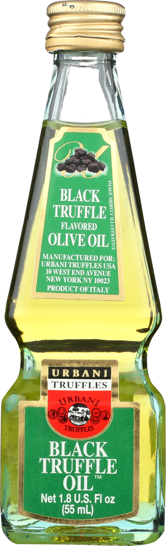 Urbani Truffles Black Truffle Oil on white background