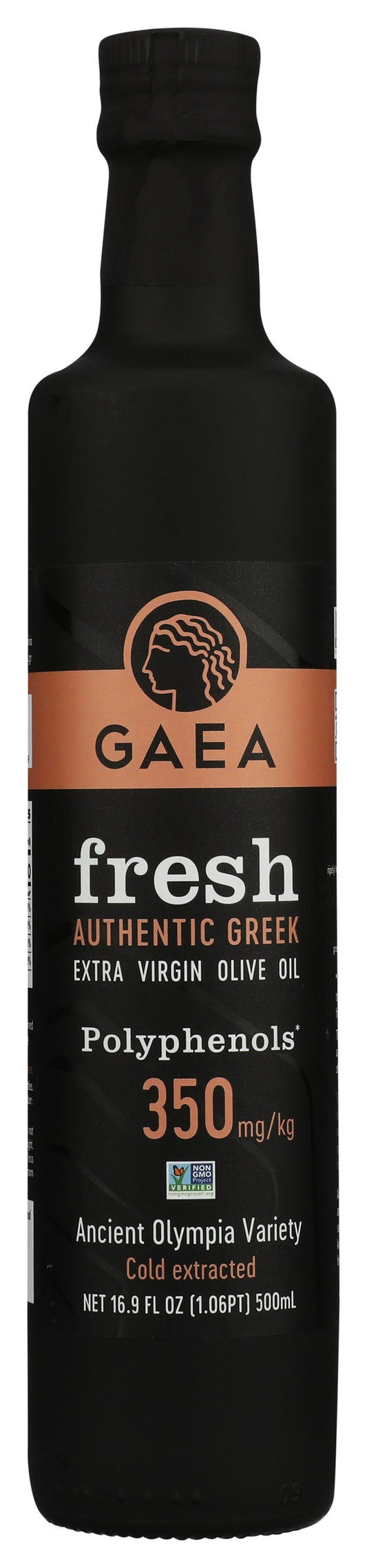 Gaea Kritsa Extra Virgin Olive Oil bottle on white background