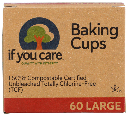 If You Care FSC Large Baking Cups on white background