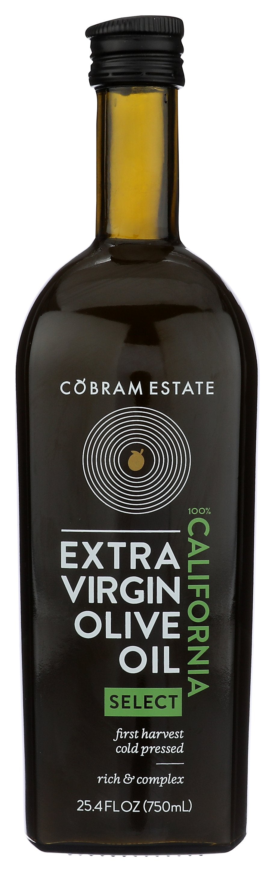 Cobram Estate California Select Extra Virgin Olive Oil on white background