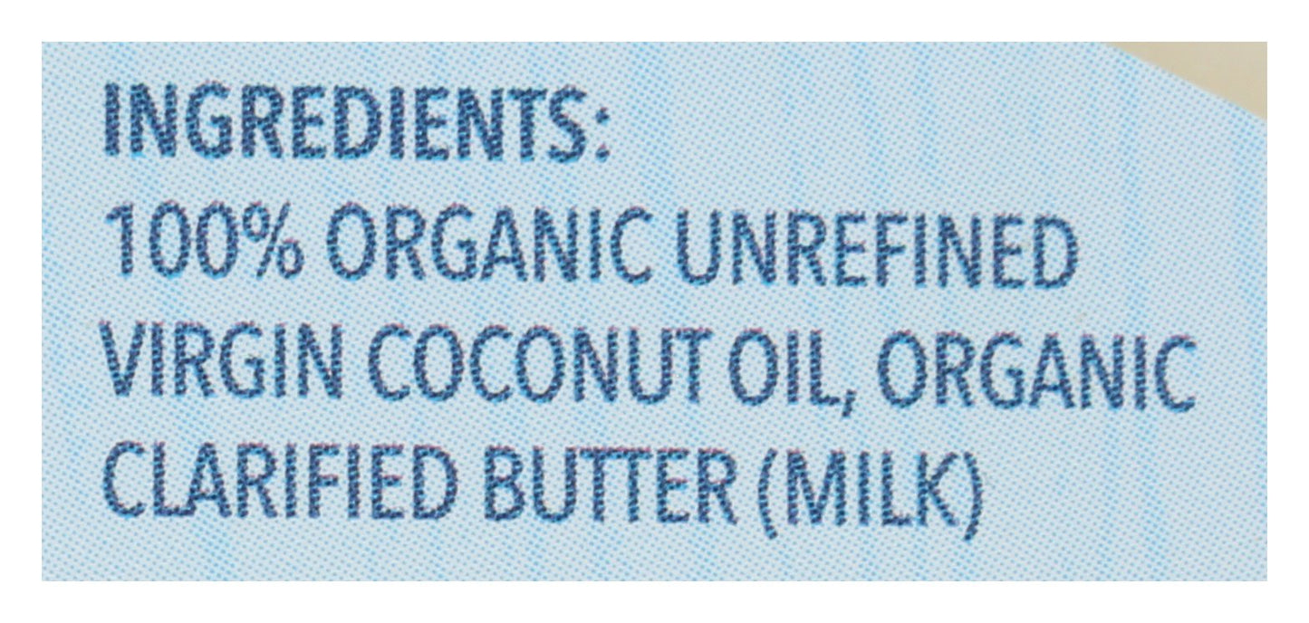Organic Coconut Oil & Ghee Spread