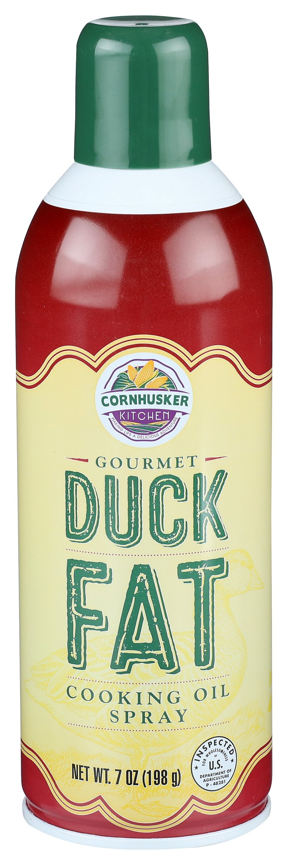 Cornhusker Kitchen cooking oil spray on white background
