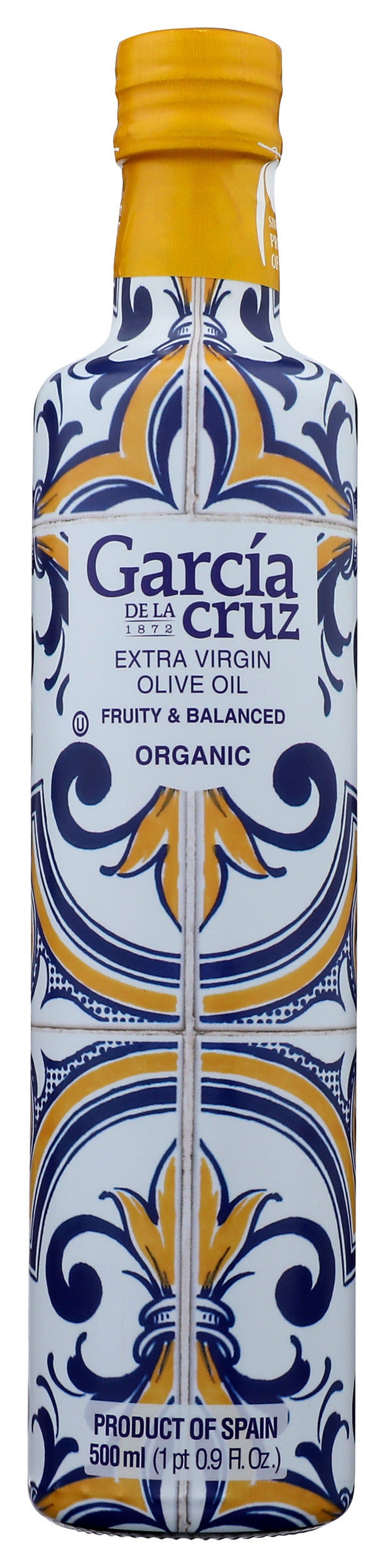 García De La Cruz olive oil on white background