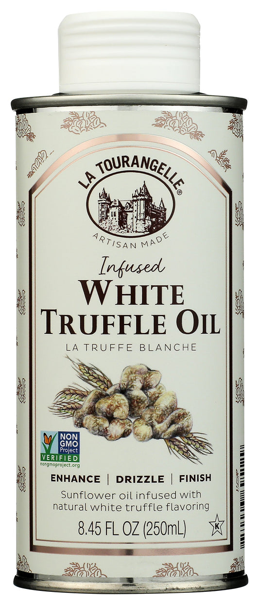 La Tourangelle White Truffle Infused Oil on white background