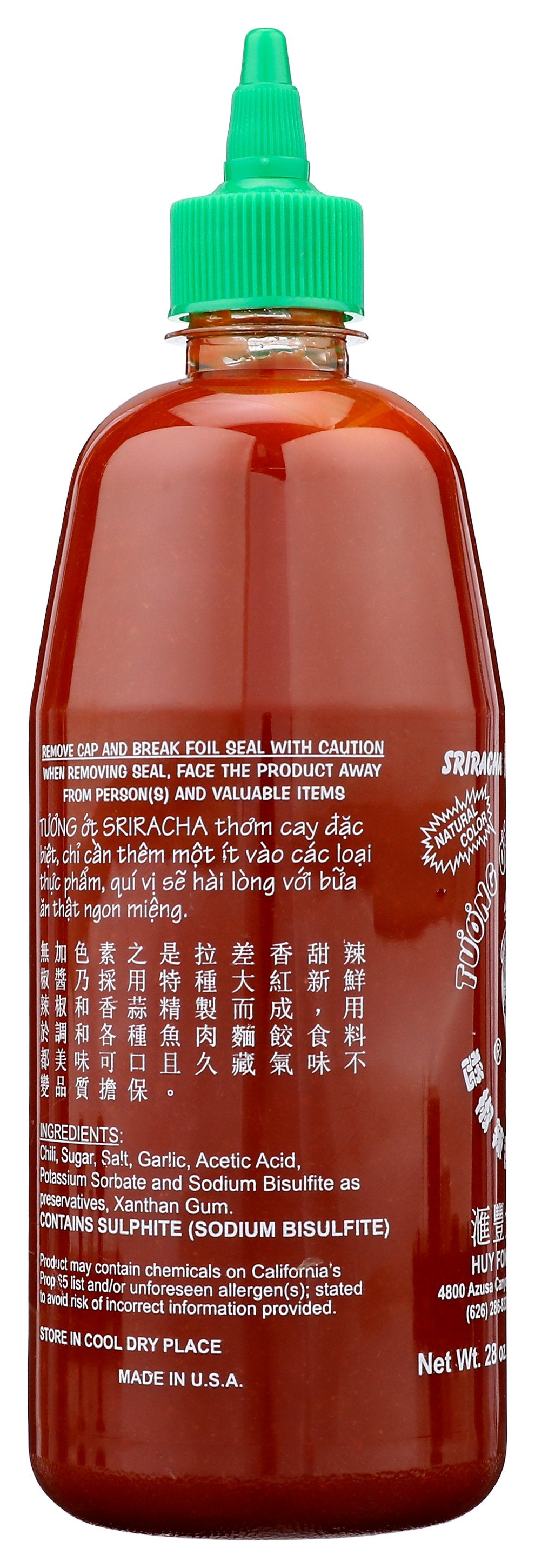 Huy Fong Sriracha Sauce