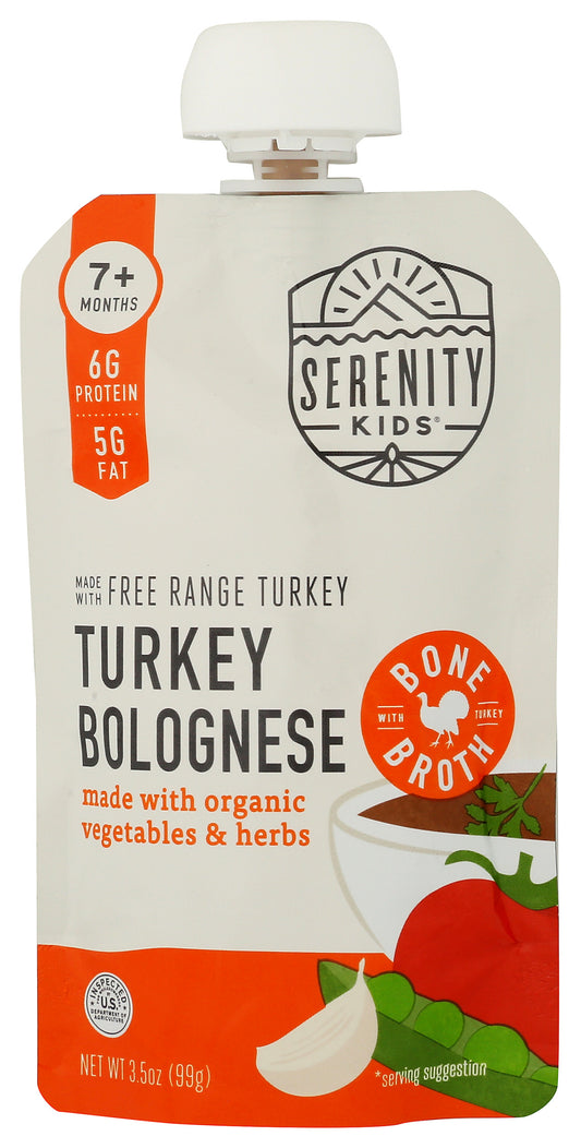 Serenity Kids baby food pouch on white background