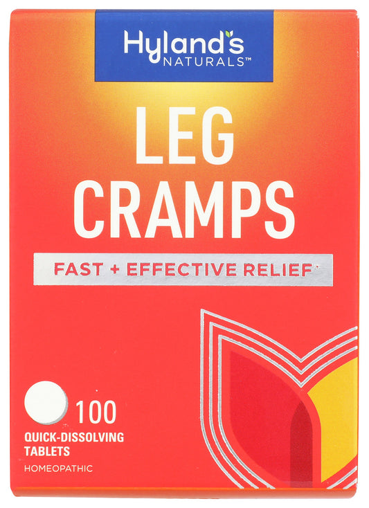 Hyland's Naturals Leg Cramps Relief Tablets on white background