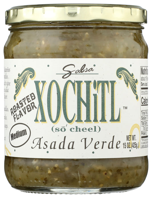Xochitl Asada Salsa on white background