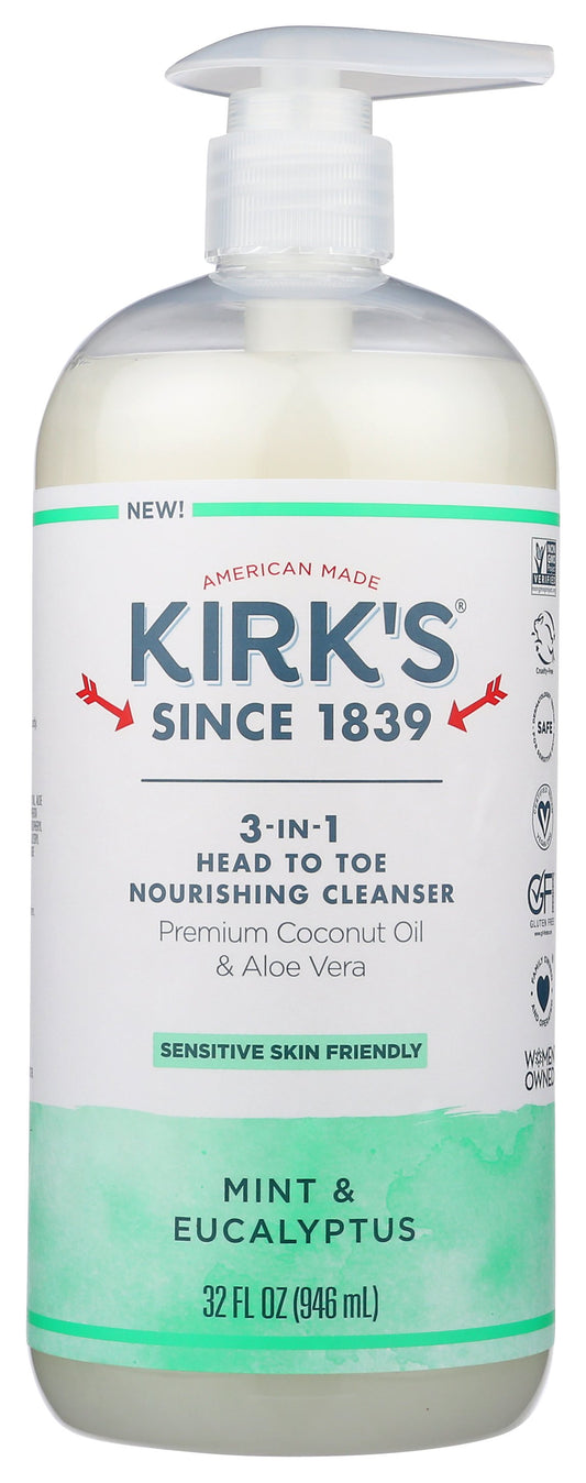 Kirk'S 3-in-1 Nourishing Cleanser on white background