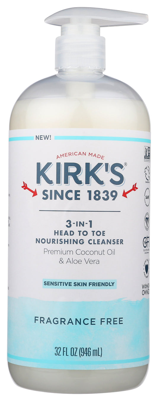 Kirk'S 3-in-1 Nourishing Cleanser on white background